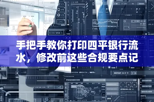 手把手教你打印四平银行流水，修改前这些合规要点记牢