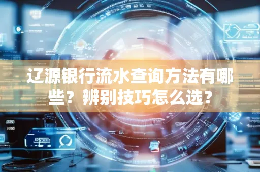 辽源银行流水查询方法有哪些?辨别技巧怎么选?